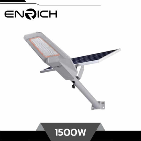 ENRICH โคมไฟถนนโซล่าเซลล์ LED 1500W รุ่น EN-1500