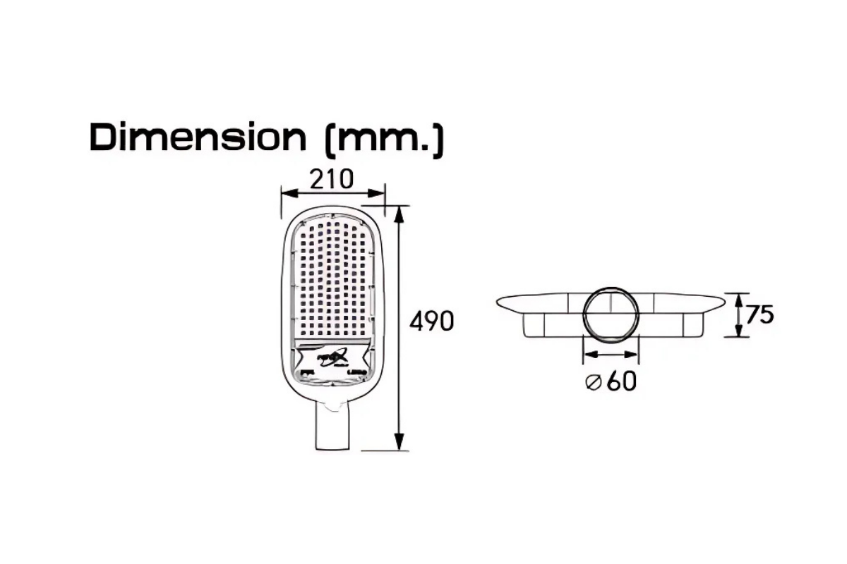 NEOX Streetlight LED METRO 100W 6500K