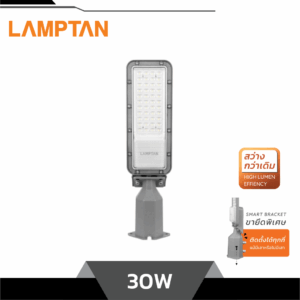 LAMPTAN โคมไฟถนน LED 30W รุ่น NEW TANK