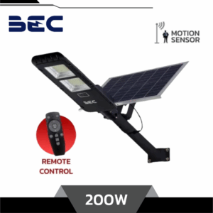 BEC โคมไฟถนนโซล่าเซลล์ LED 200W รุ่น PASO II