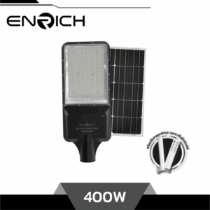 ENRICH โคมไฟถนนโซล่าเซลล์ LED 400W รุ่น MAXNUM