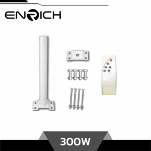 Alternative view of ENRICH โคมไฟถนนโซล่าเซลล์ LED 300W รุ่น SUNLIGHT