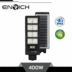 ENRICH โคมไฟถนนโซล่าเซลล์ LED 400W รุ่น SUNLIGHT