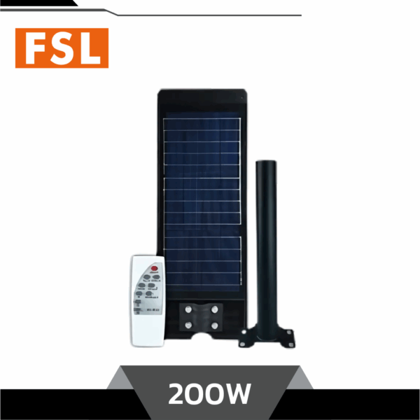 FSL โคมไฟถนนโซล่าเซลล์ LED 200W - Image 2