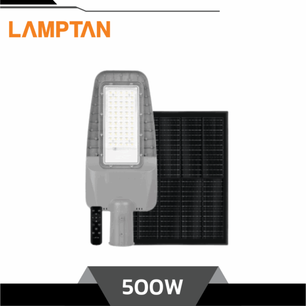 LAMPTAN โคมไฟถนนโซล่าเซลล์ LED 500W รุ่น NEW TITAN G1